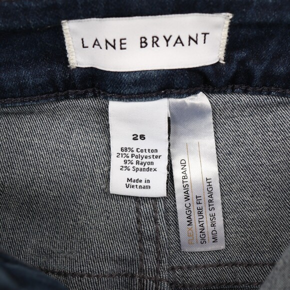 Lane Bryant Flex Magic Waistband signature Fit Mid Rise Straight size 26 - Picture 6 of 6